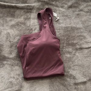 Plum CRZ Yoga razor back workout top!